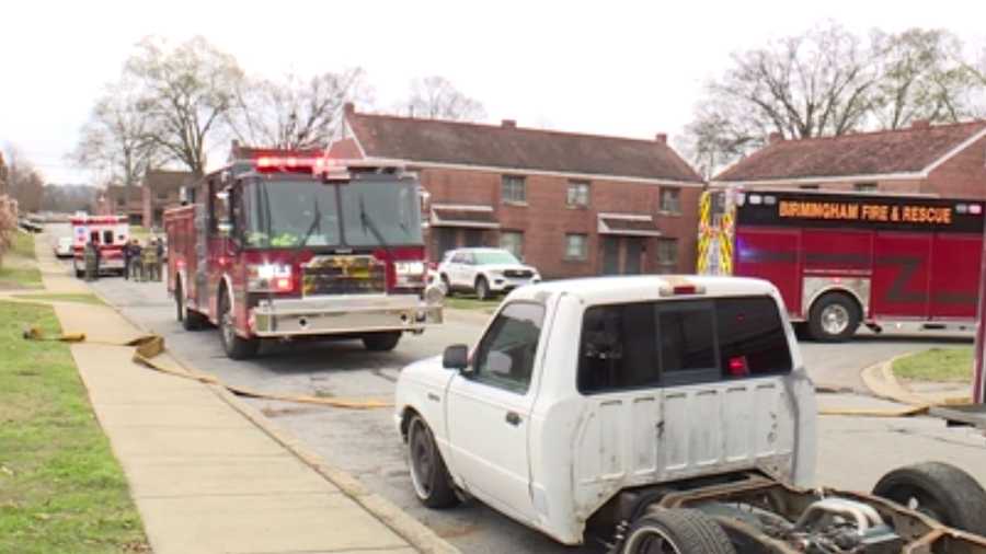 One person jumps from window to escape fire at Birmingham apartment
