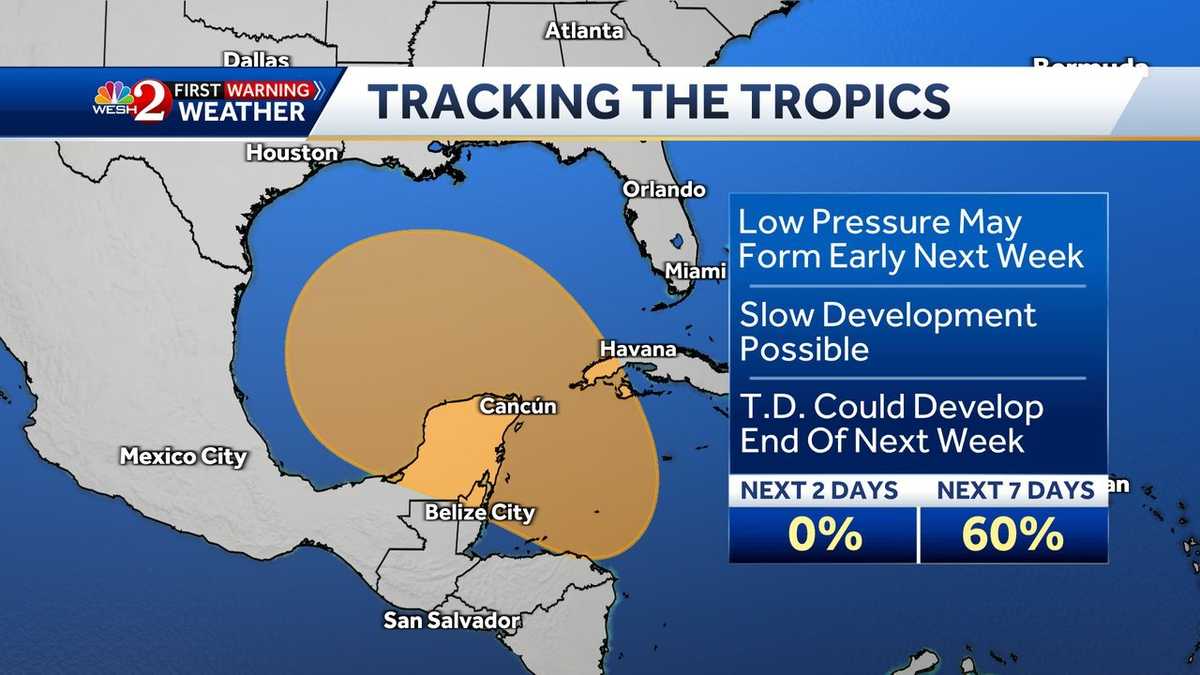 Disturbance near Florida could form into tropical depression next week, NHC says