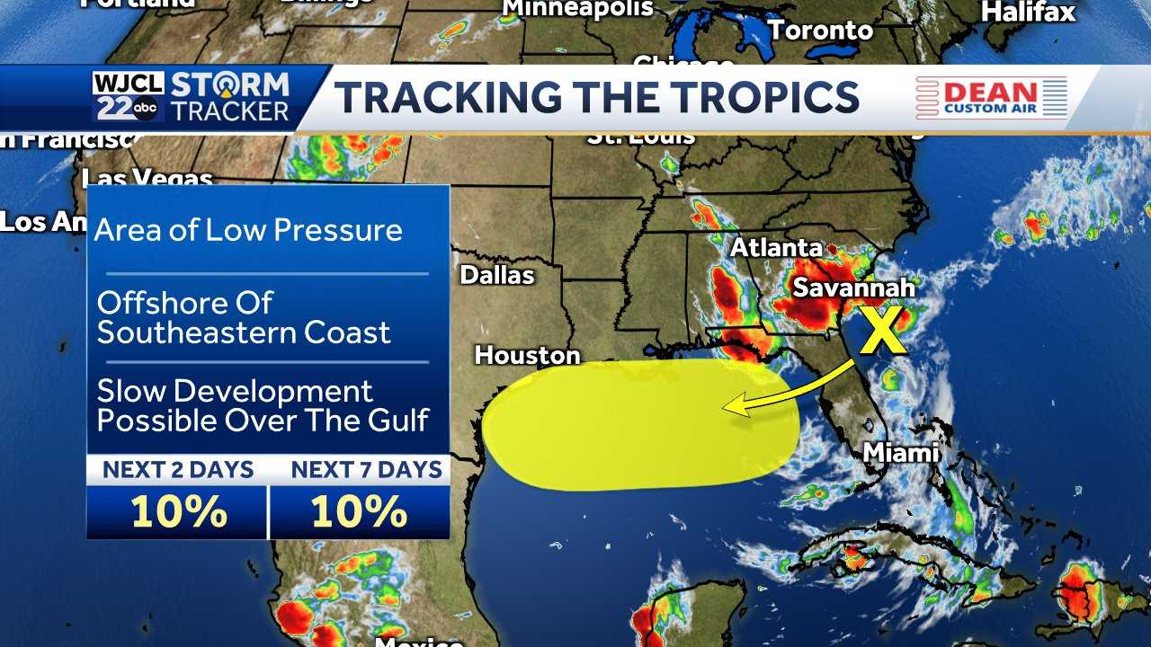Savannah: Tracking the tropics and thunderstorm chances - WJCL