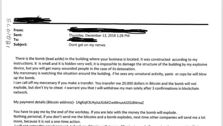 Local Business Citizens Targets Of Emailed Bomb Threats