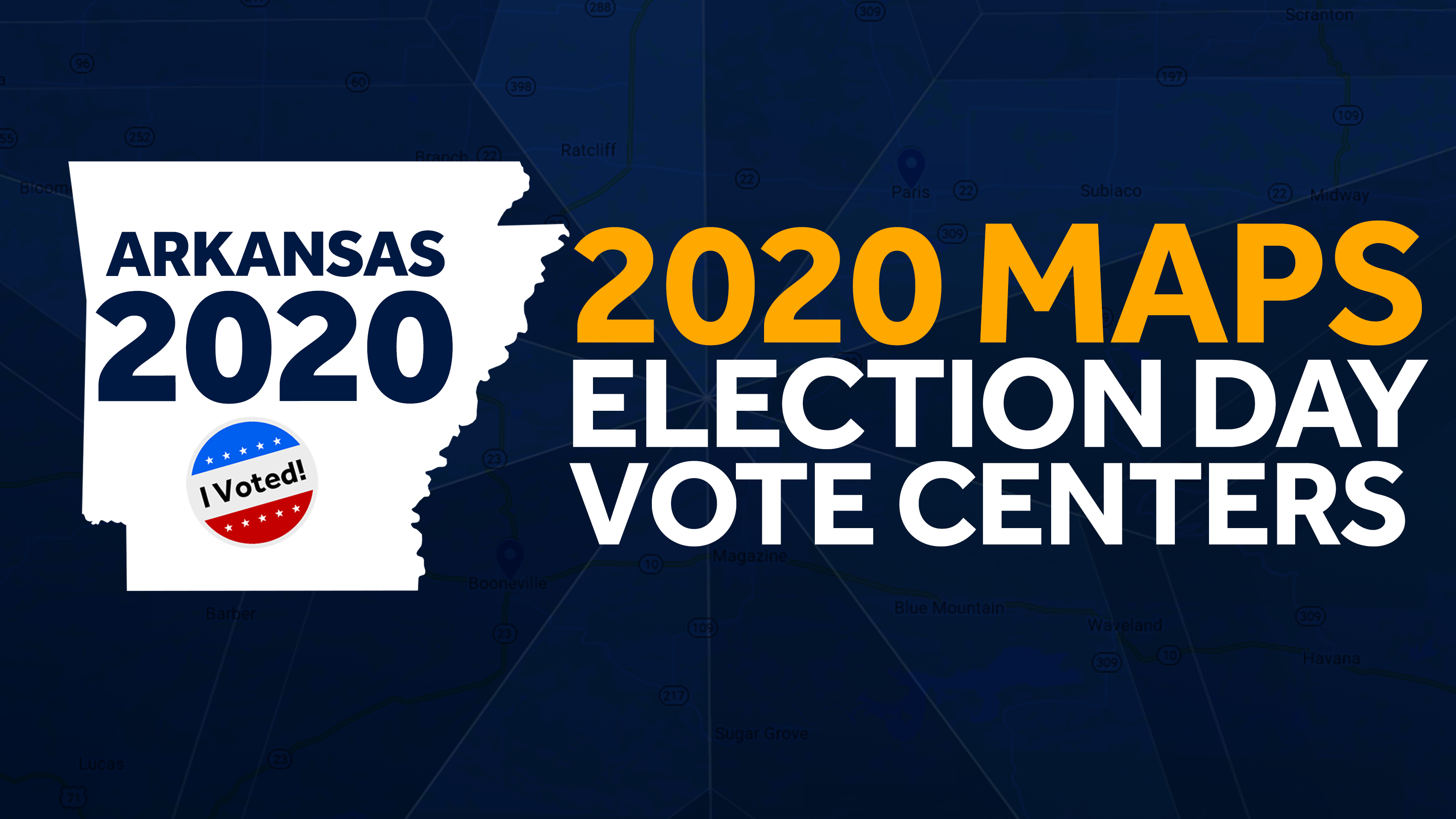 MAPS: Where To Vote In Arkansas On Election Day 2020