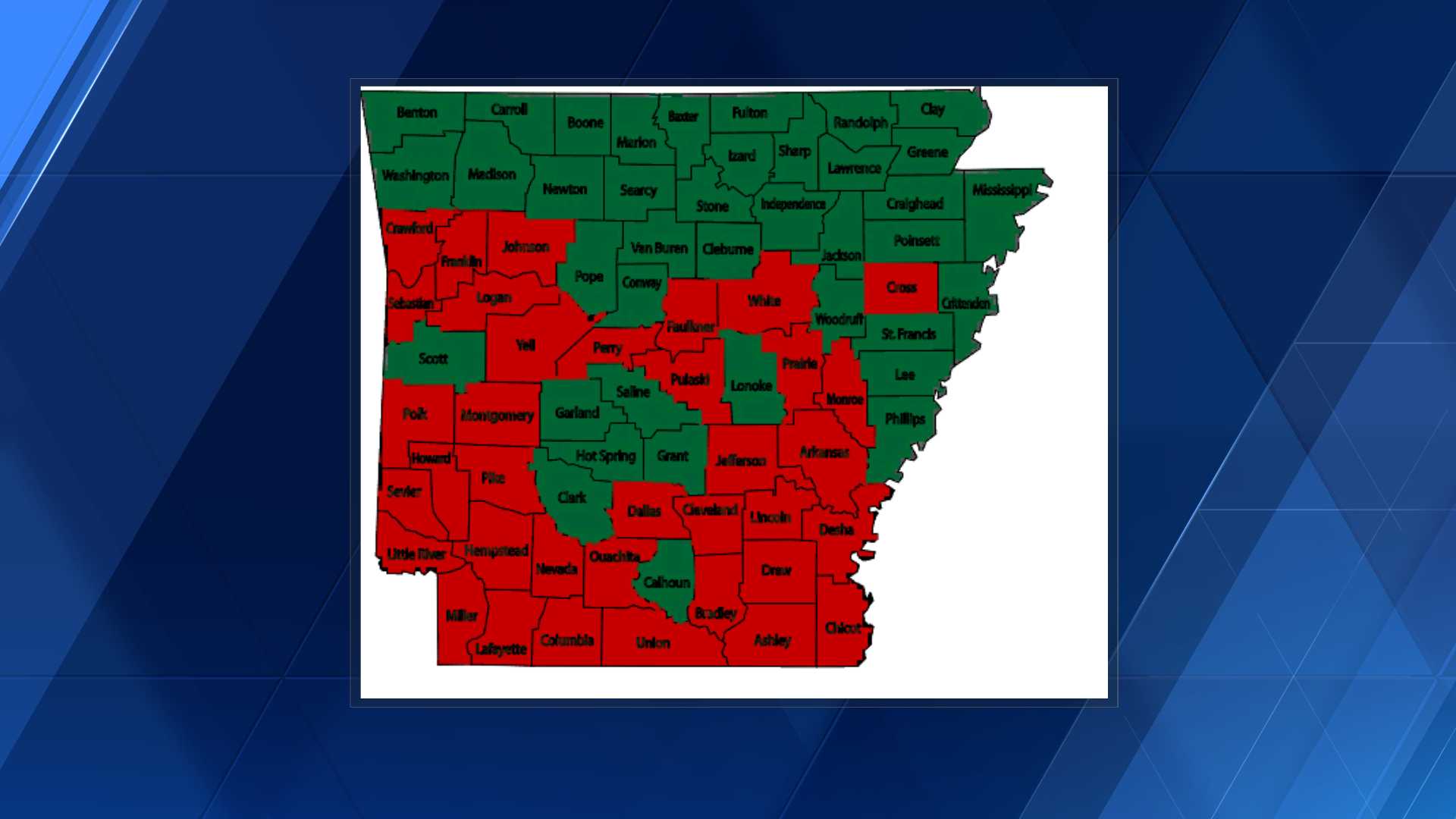 Burn Bans In Effect In 36 Arkansas Counties   Arkansas Burn Bans 9 7 0120 64fa15727d289 