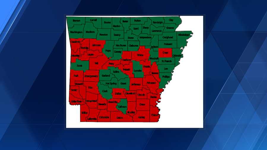 Burn bans in effect in 36 Arkansas Counties