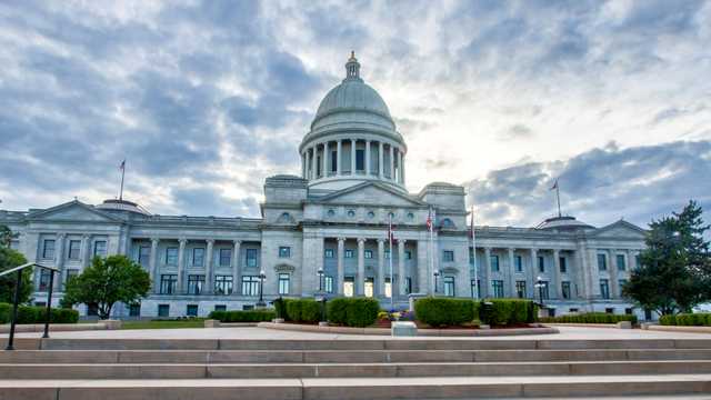 Charlie Kirk memorial exhibit at the Arkansas state Capitol