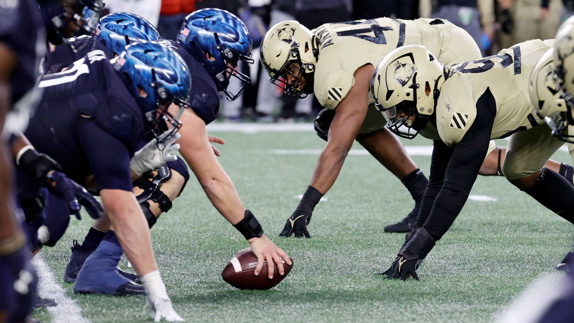 Army defeats Navy with goal line stand in final seconds at Gillette