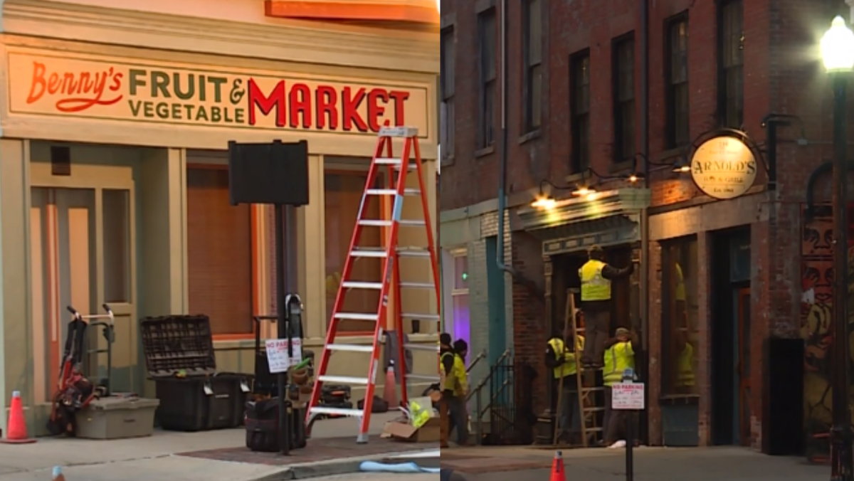 Popular restaurant transformed for movie filming in Cincinnati