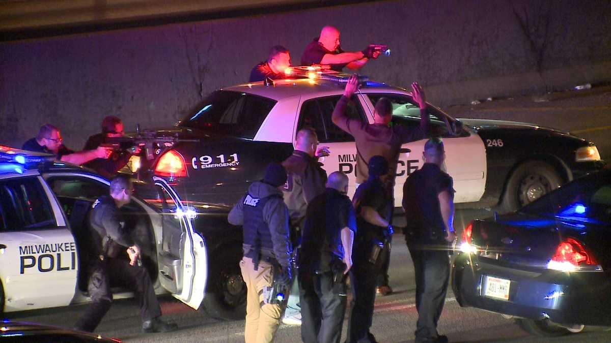 Shots fired at officers: Three arrested after police chase, crash in ...