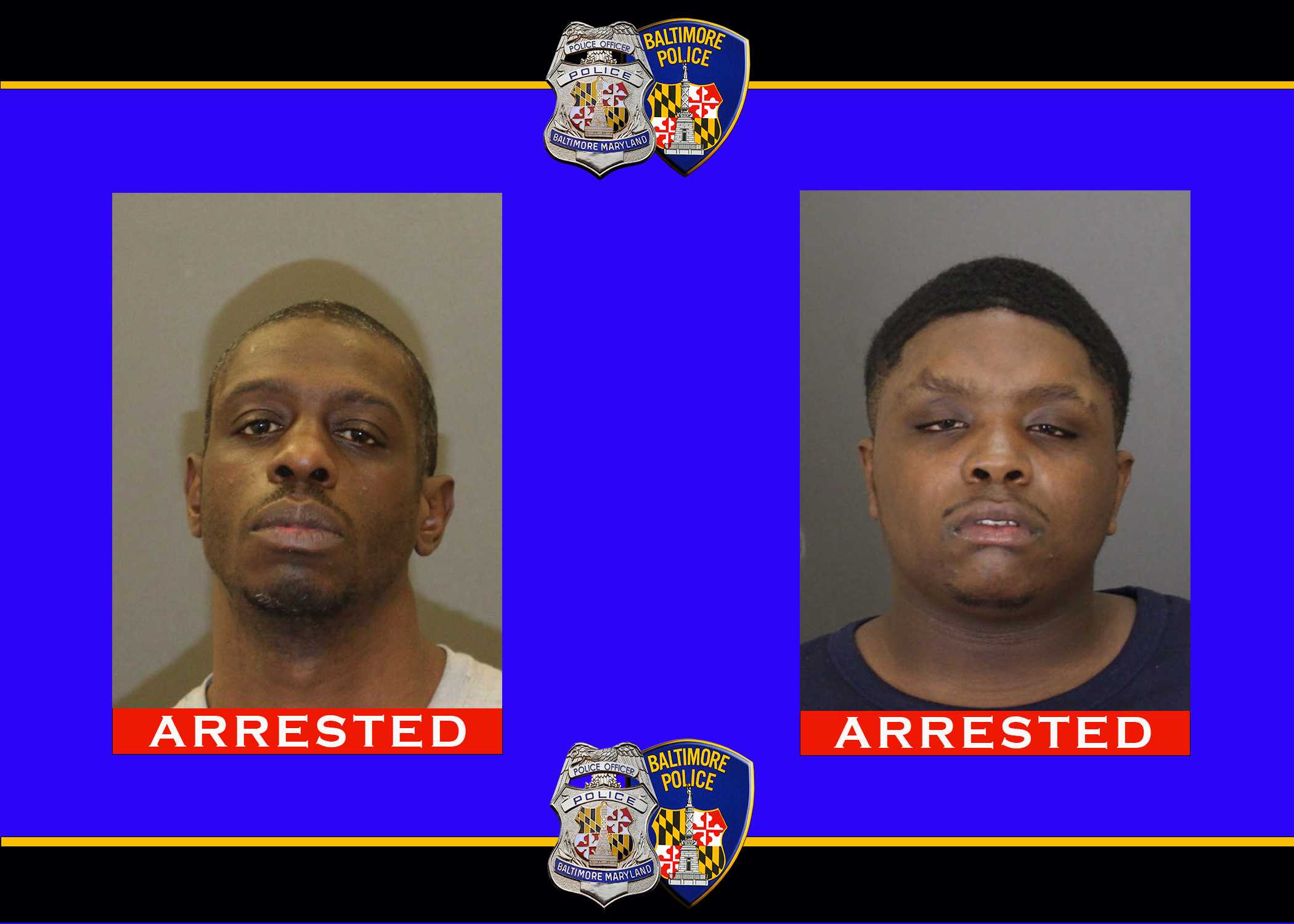 Baltimore Police Arrest 2 Of Their Most Wanted Violent Offenders