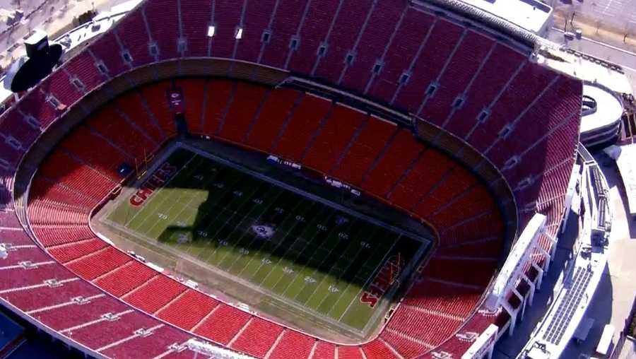 Aerial Photo of Chiefs Stadium Kansas City Missouri – America from the Sky