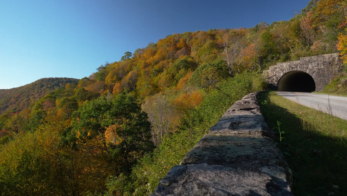 When is the best time to go leaf peeping in North Carolina?