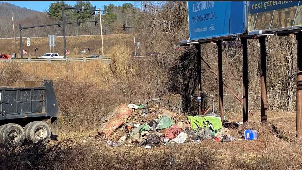 North Carolina Pounds of trash removed from homeless camps