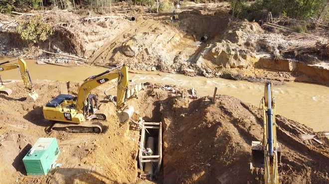 asheville water restoration after helene