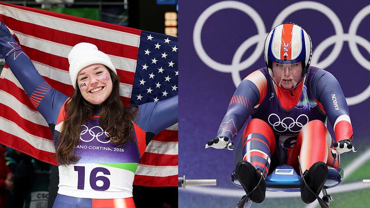 Watch: USA's Ashley Farquharson wins shock luge bronze with thrilling run