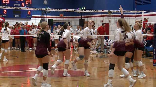Assumption rallies past Sacred Heart to win in five sets - Vimarsana News