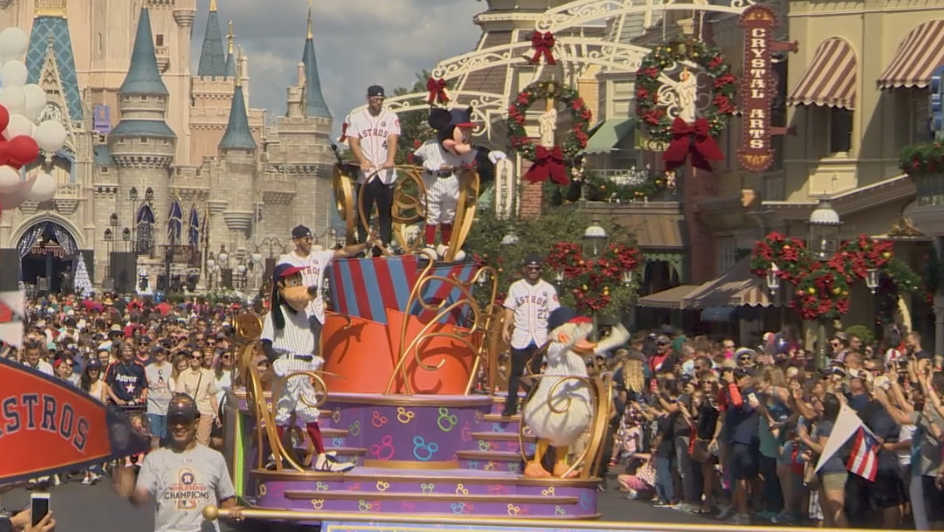 Houston Astros Star Players 'Going to Disney World' for World Series  victory parade Saturday at the Magic Kingdom