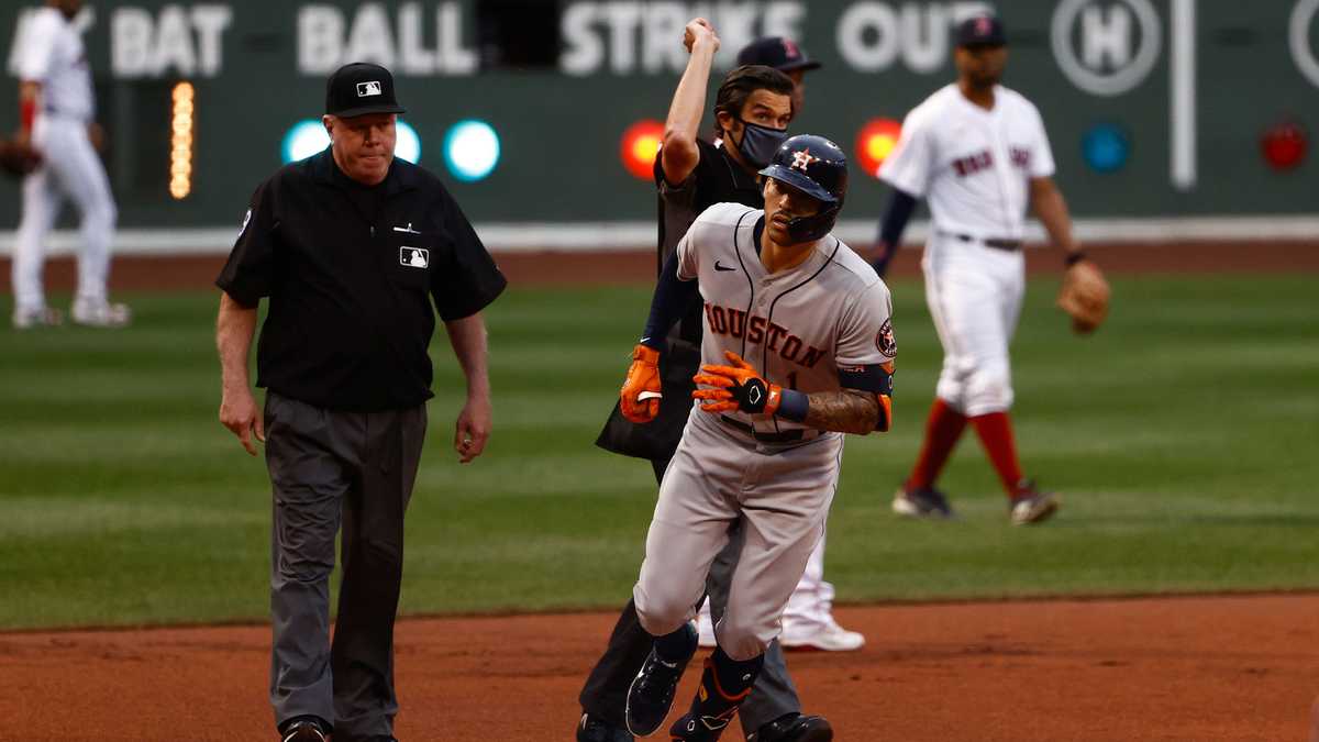 Red Sox routed by Astros, 5game win streak snapped