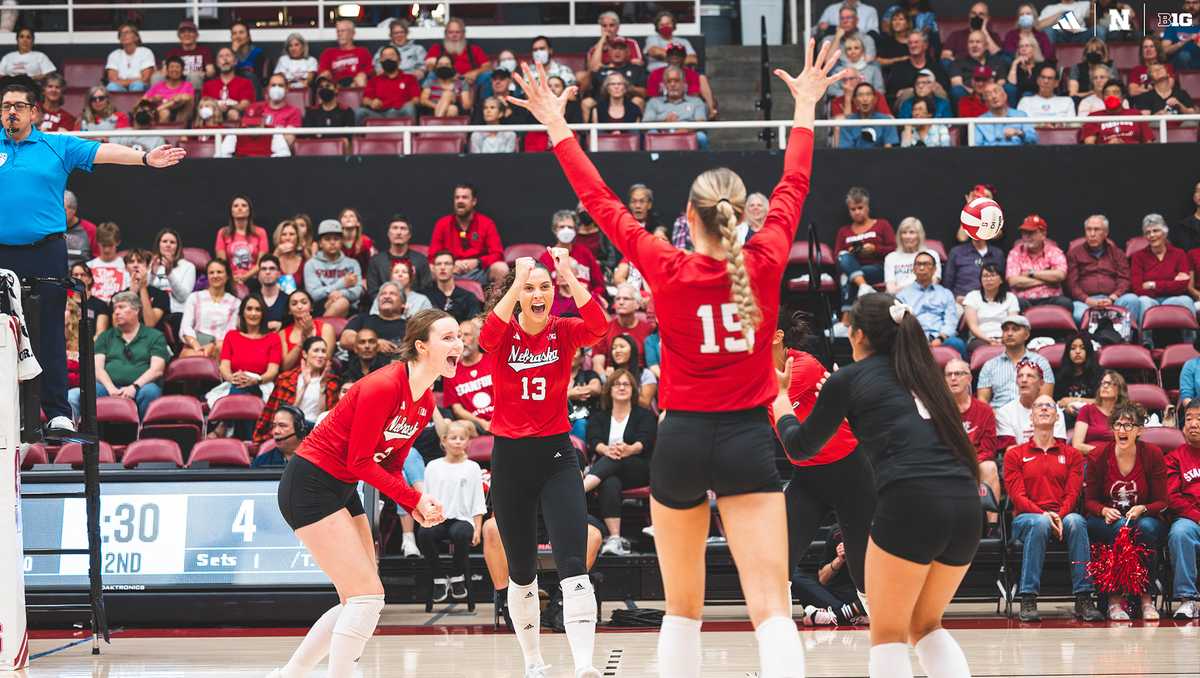 Nebraska volleyball defeats Stanford