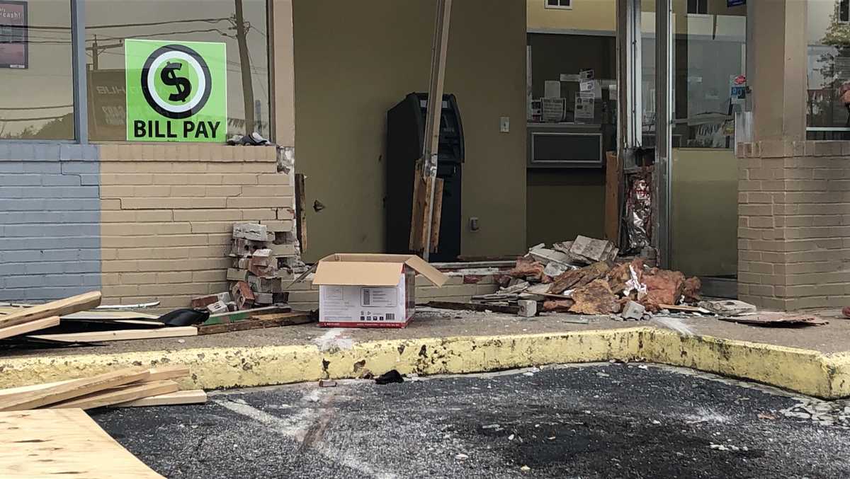Police search for ATM thieves in Baltimore City, Baltimore County