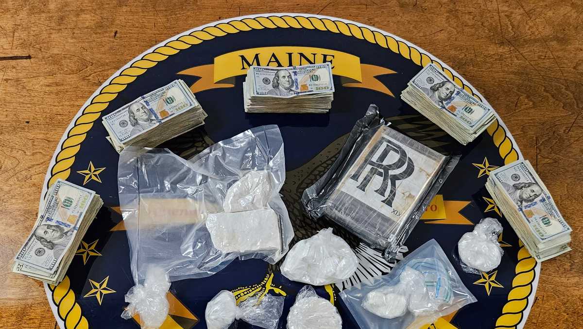 Pounds of cocaine seized in Maine bust of alleged trafficking