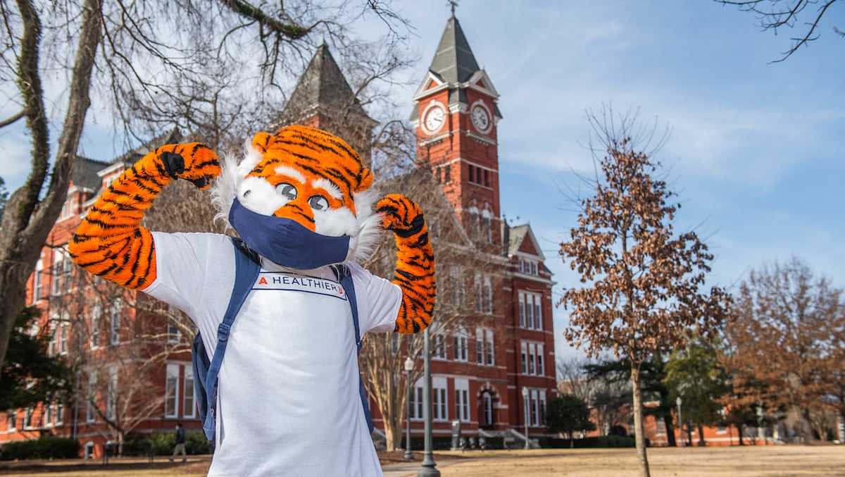 Auburn University full inperson classes fall semester 2021