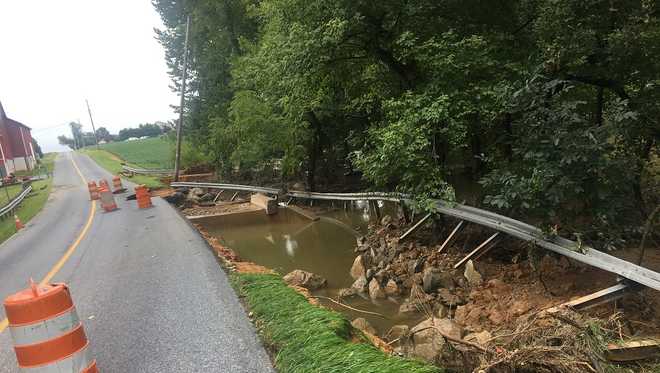 Susquehanna Valley roads damaged by flooding