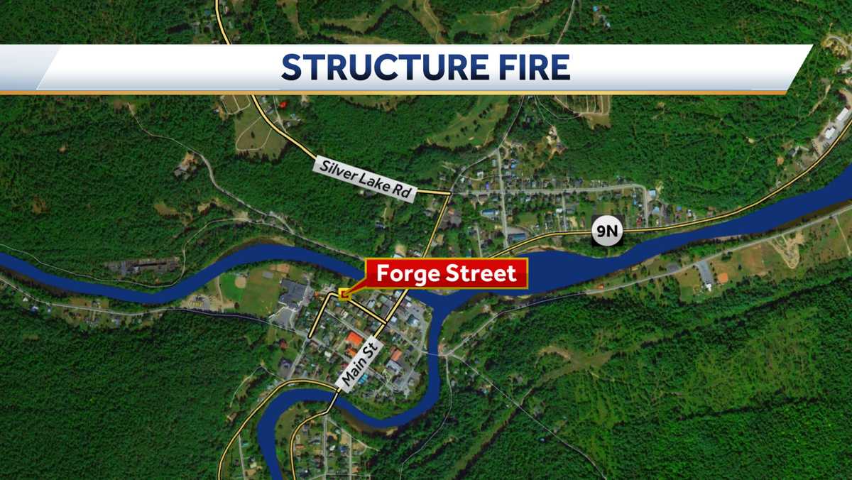 Crews battle late night fire in Ausable Forks