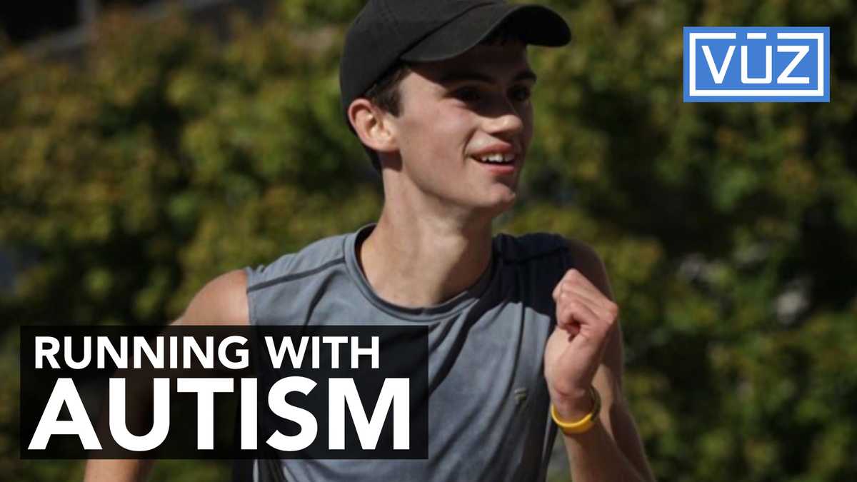 After taking up running a year ago, teen with autism already wins half
