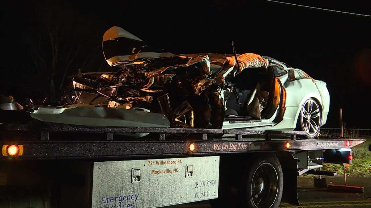 Four people hospitalized after fire truck crosses center line and