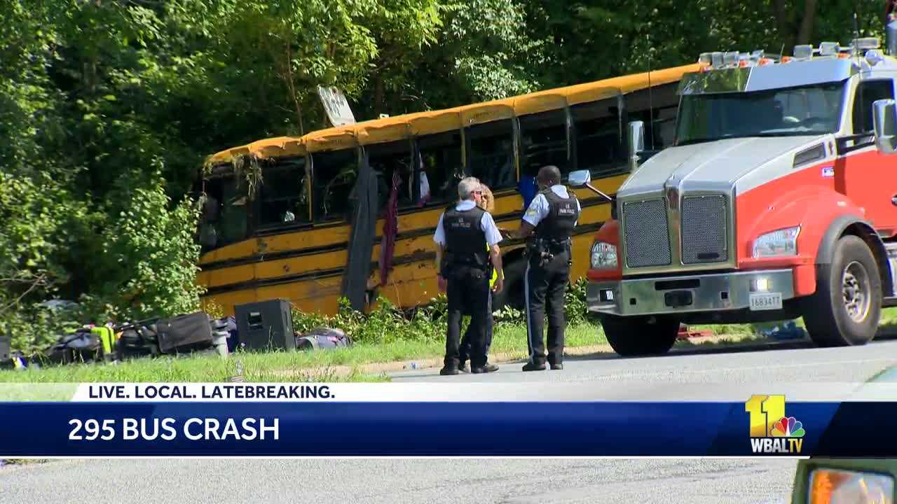 12 Injured In Bus Crash On B-W Parkway