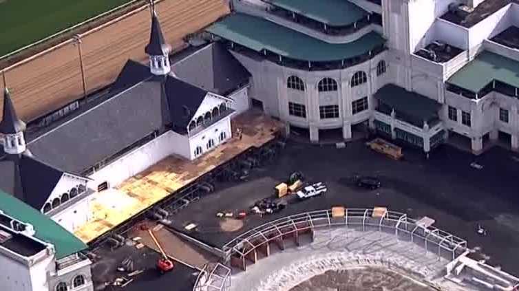 LOOK Temporary Paddock Taking Shape At Churchill Downs Ahead Of   B54fe831 0893 4785 82e0 7436a442e9c3 642d9c571dadf 