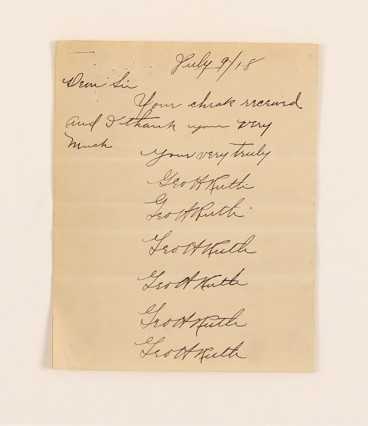 Babe Ruth's historic first endorsement contract with Louisville Slugger ...