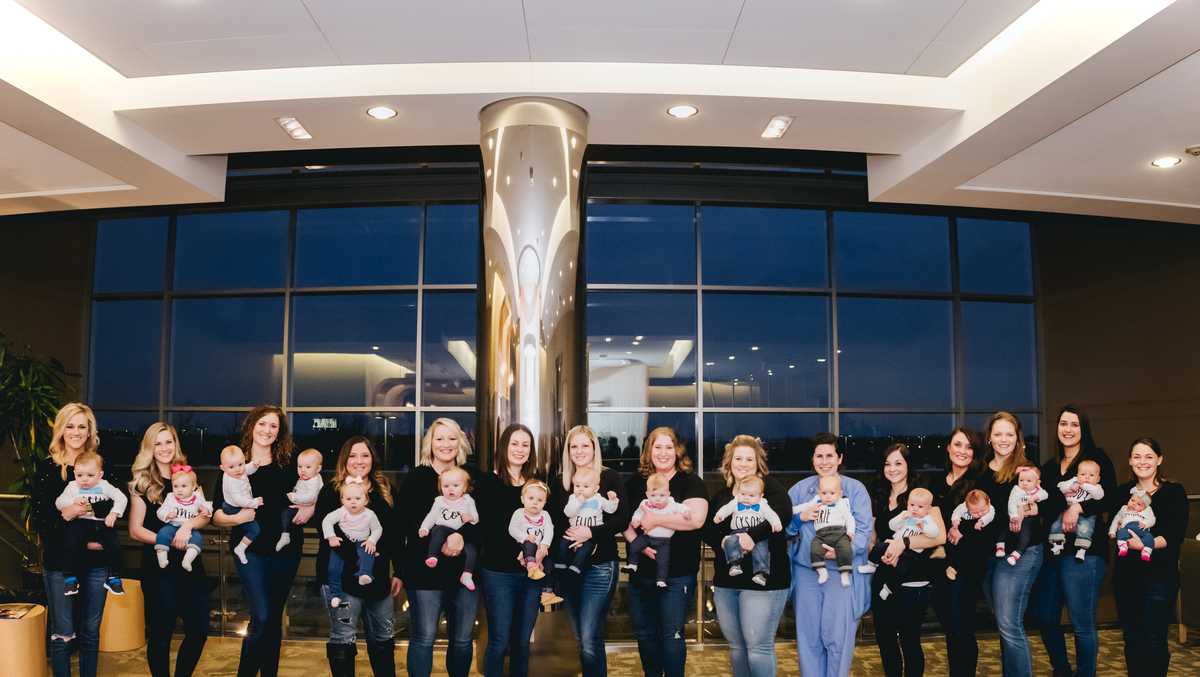 Methodist Women's Hospital labor, delivery nurses celebrate 17 babies