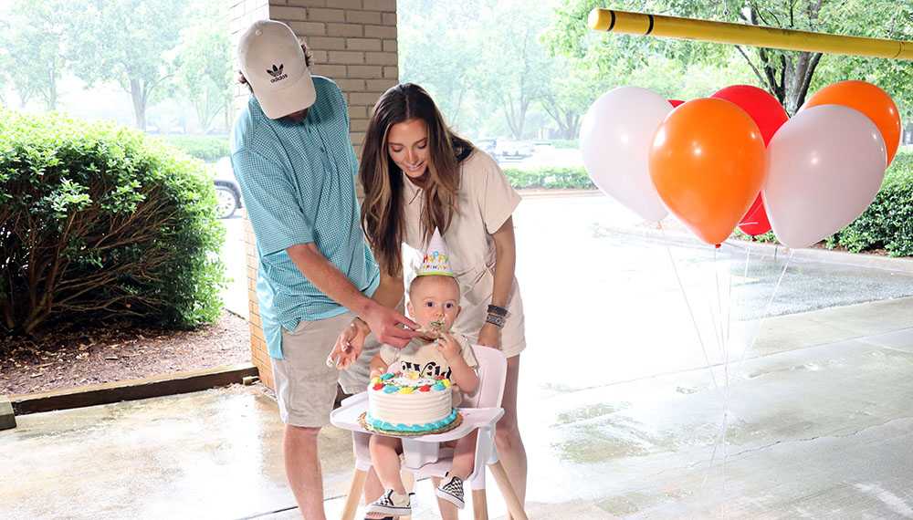 Greenville Baby Parents Prisma Team Celebrate 1st Birthday After Parking Lot Delivery