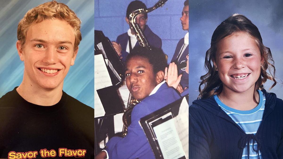 Can you match the 40/29 news team member with their school photo?