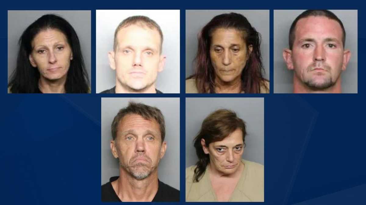 6 people arrested drug charges in Charlotte County