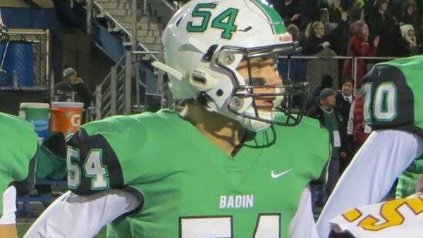 Badin LB Evan Schlensker was named the 2019 GCL Co-eds Defensive Player of the Year.
