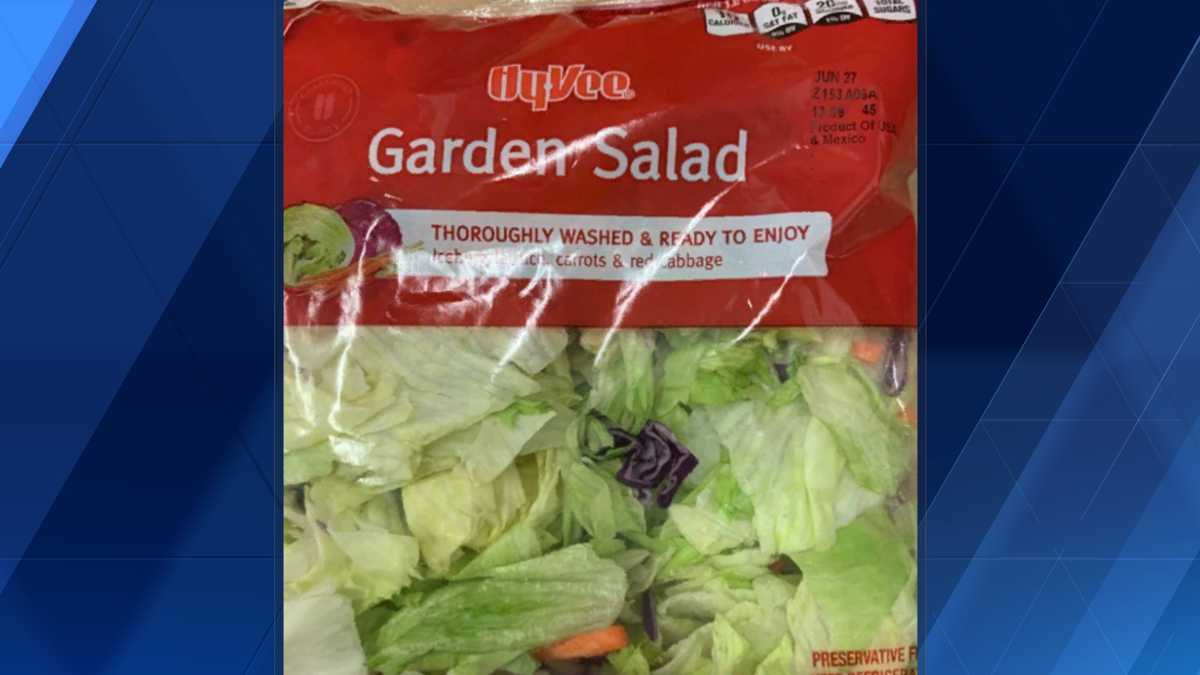 CONSUMER ALERT Hyvee expands recall of bagged salad products