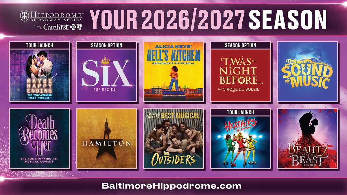 Hippodrome's Broadway Series offers 8-show package featuring 'Hamilton', 'The Sound of Music