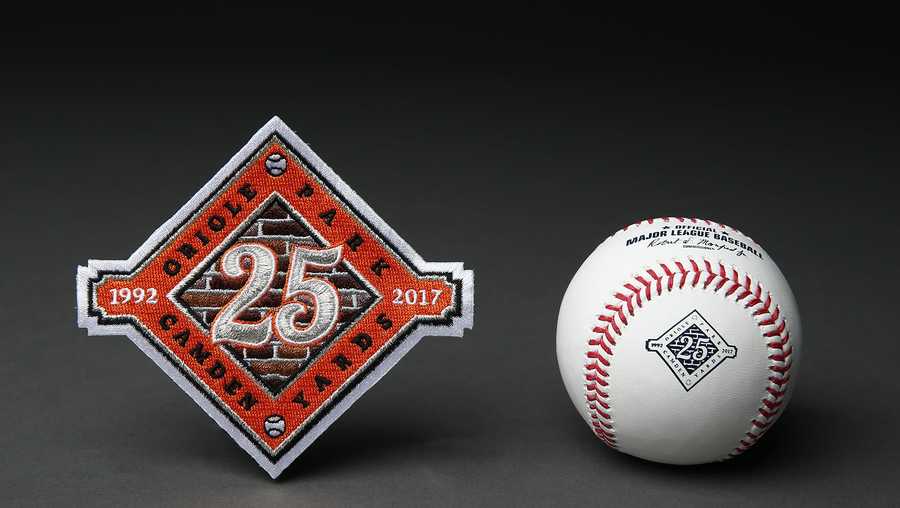 The upcoming 2017 season will mark the 25th anniversary of Oriole Park at Camden Yards,  To commemorate the occasion, the Orioles introduced a commemorative logo.