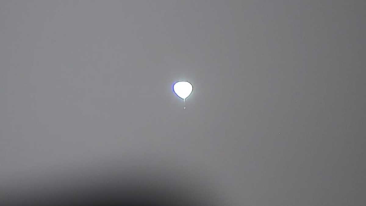 Scientific balloon spotted in the Albuquerque skies