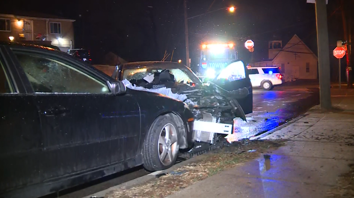 Police: Driver hospitalized after crashing into wall, car in East Westwood