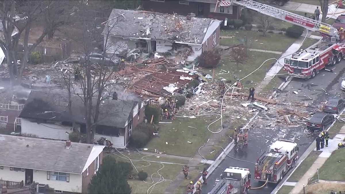 PHOTOS Home explodes in Baltimore County