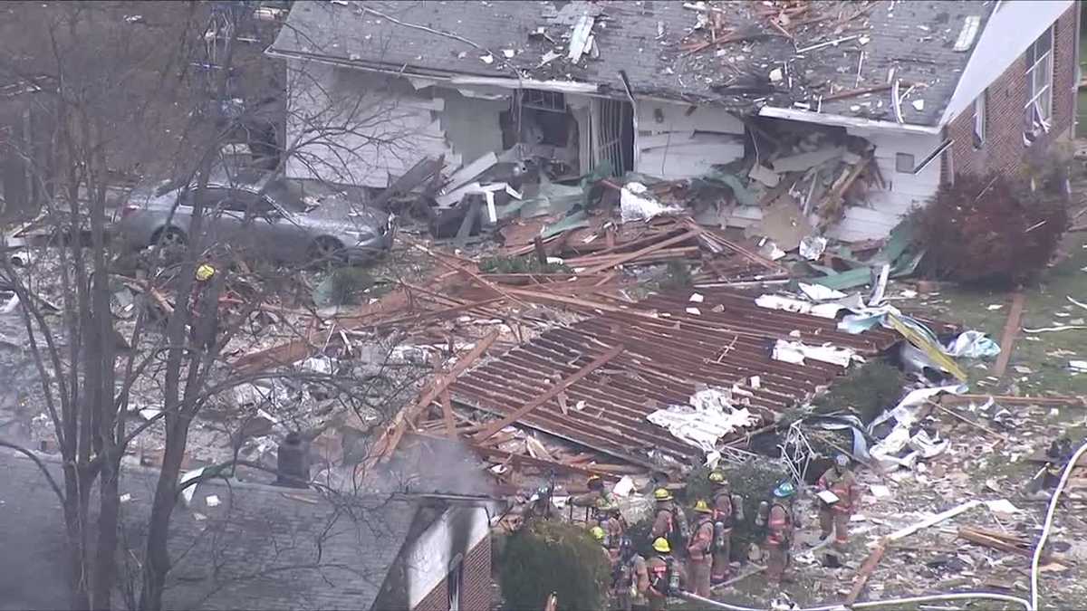 PHOTOS Home explodes in Baltimore County