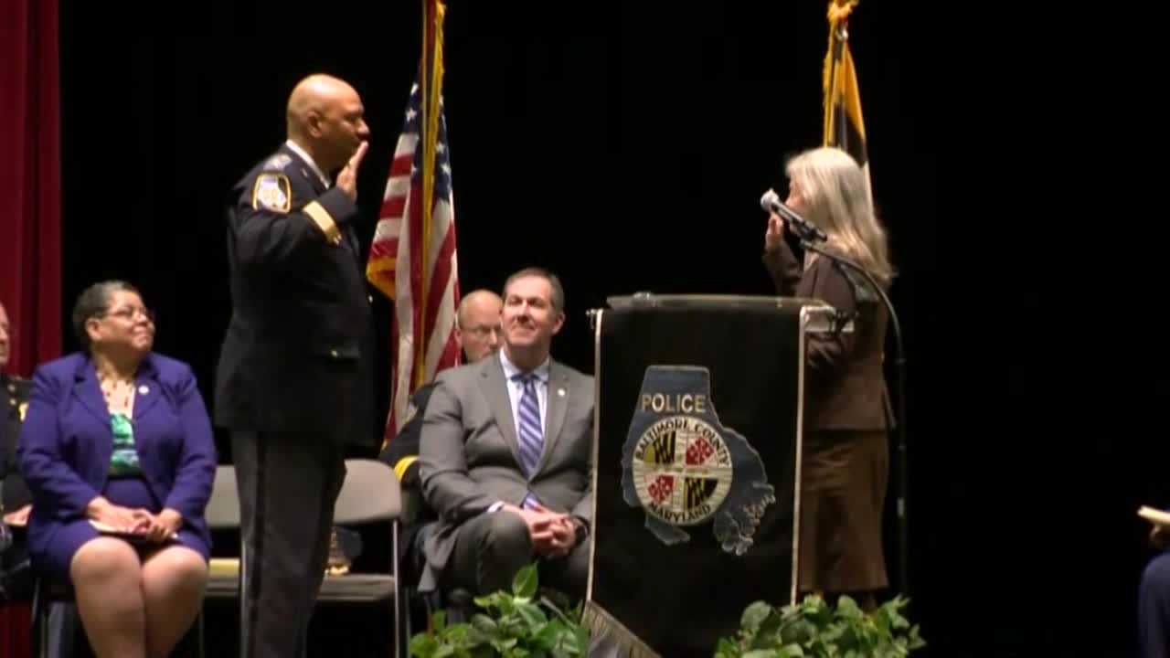 Baltimore County Police Chief Robert McCullough Sworn Into Office