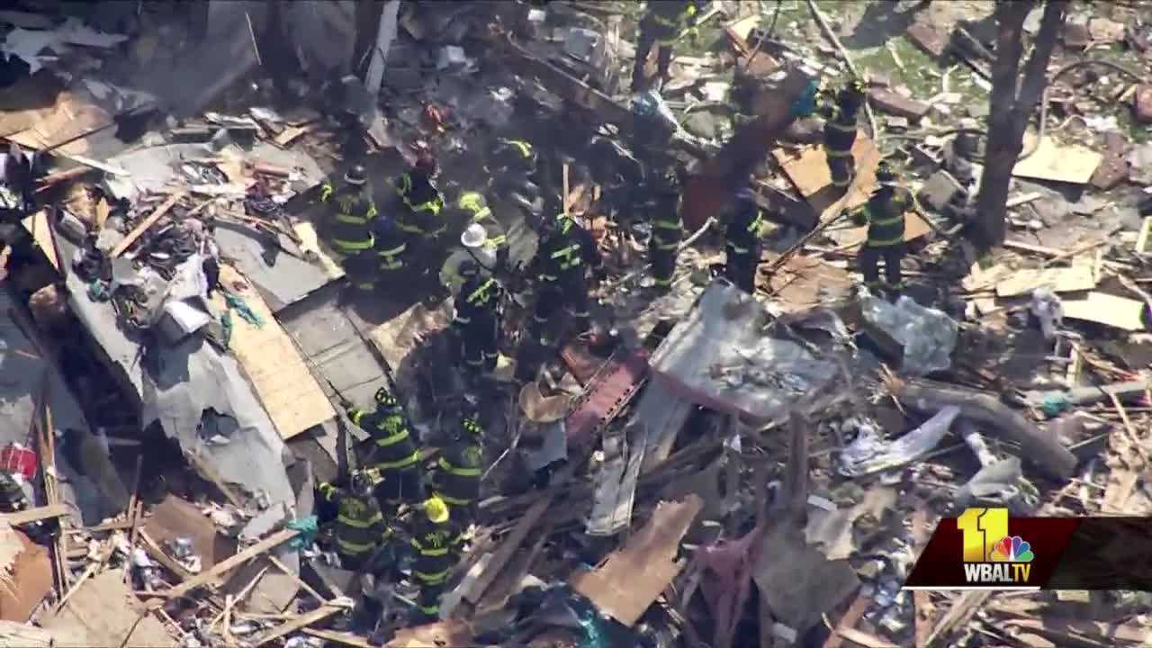 Baltimore Rowhome Explosion In Photos