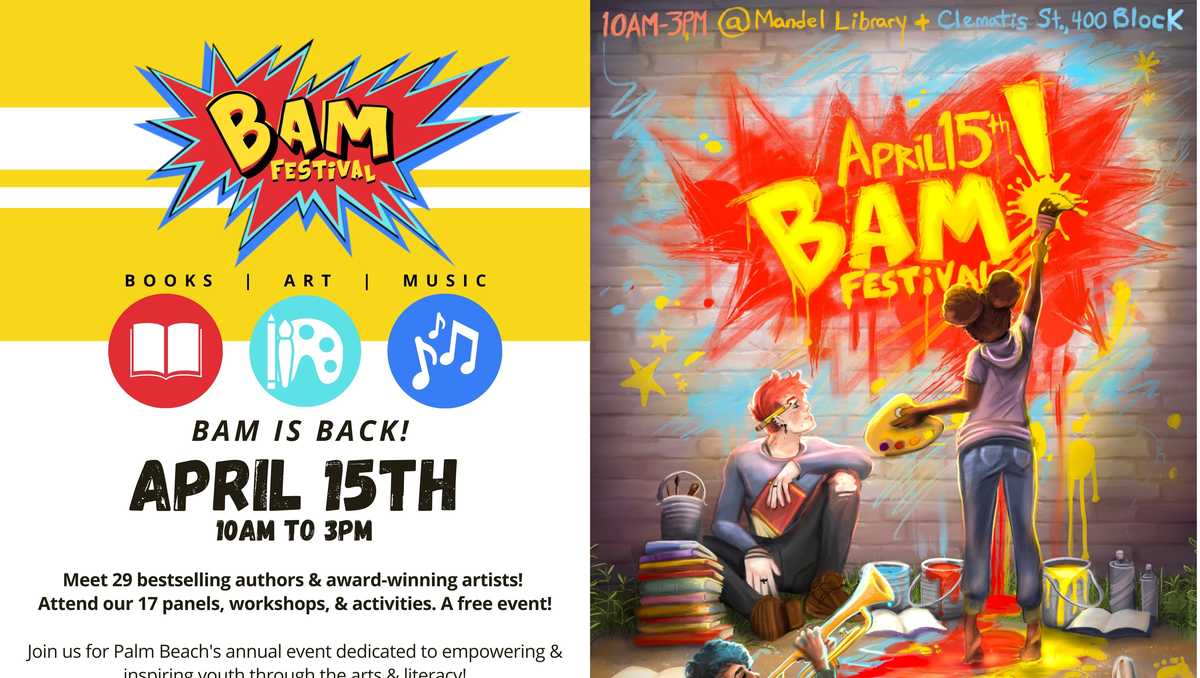 "BAM" Festival promoting child literacy comes to West Palm Beach