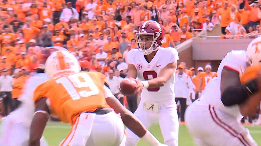 No. 6 Tennessee Takes Down No. 3 Alabama in High-Flying Shootout