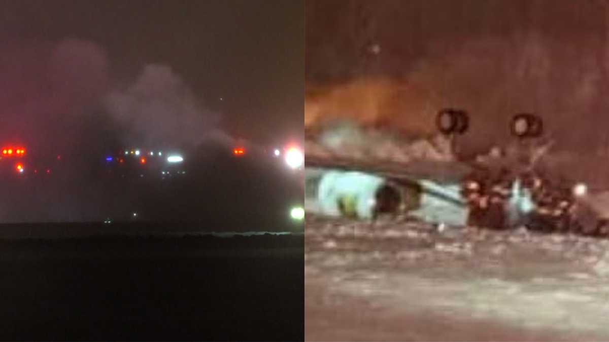 What we know about the plane crash at Bangor Airport amid conflicting reports