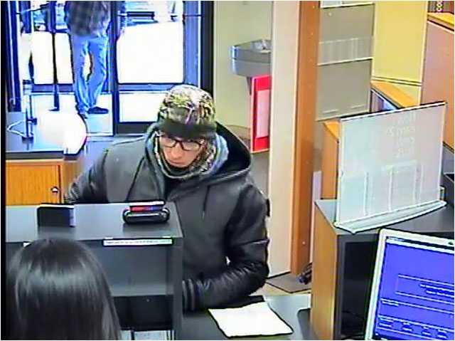 UPDATE: Police Release Photos In Thursday Bank Robbery