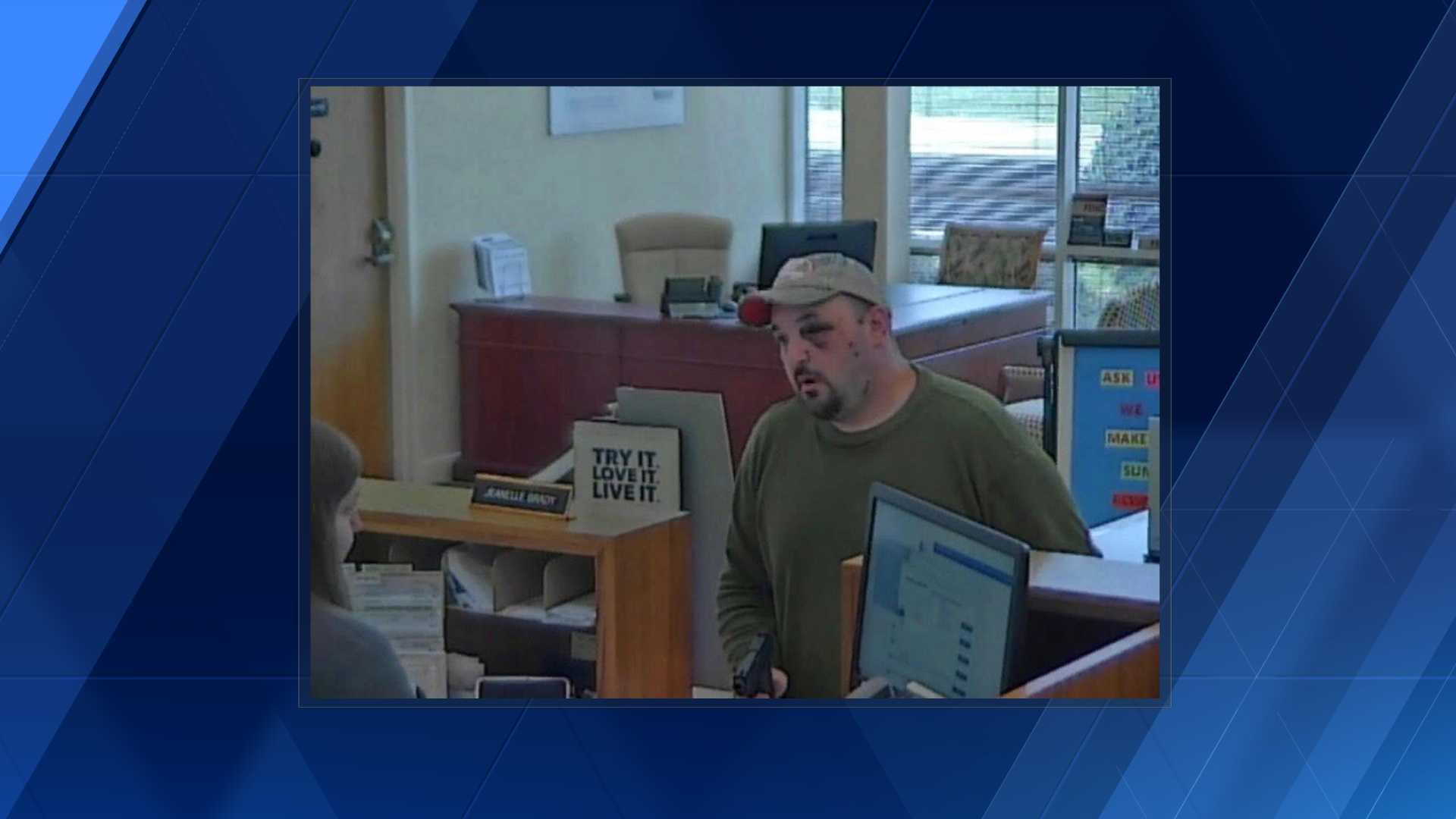 Asheville: Bank robbery suspect